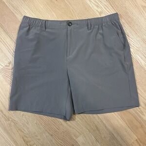 Chubbies Shorts Gray Everywear 8" Inseam Men's 2XL Stretch Quick Dry Casual